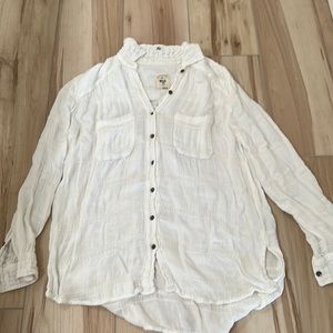 Billabong Long Sleeve Button Up - Size S